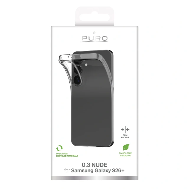Чохол Puro Ultra-Slim 0.3 NUDE для Samsung Galaxy S26 Plus Прозорий (8018417536083)
