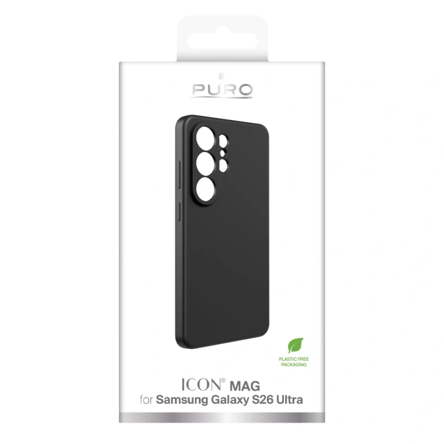 Чехол Puro ICON для Samsung Galaxy S26 Ultra Black (8018417536151)
