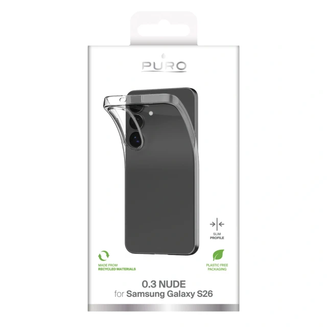 Чохол Puro 0.3 Nude для Samsung Galaxy S26 Прозорий (8018417537141)