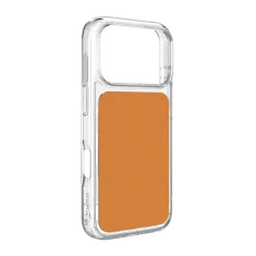 Чохол Puro Plate Mag для iPhone 17 Pro Orange with MagSafe (8018417538124)