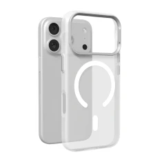 Чохол Puro Lightfeel для iPhone 17 Pro Transparent-White with MagSafe (8018417538186)