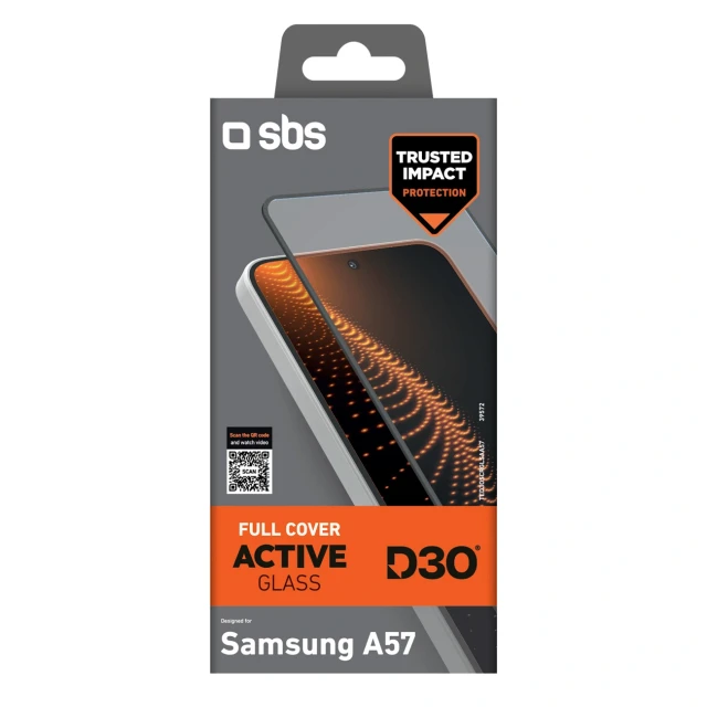Захисне скло SBS D3O для Samsung Galaxy A57 Clear (8018417539572)