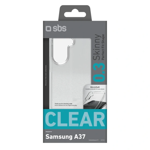 Чохол SBS Skinny Cover для Samsung Galaxy A37 Transparent (8018417539701)