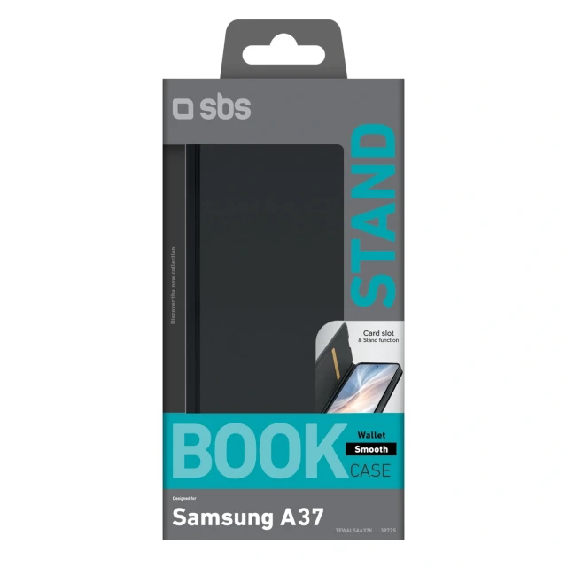 Чохол SBS Wallet Smooth для Samsung Galaxy A37 Black (8018417539725)