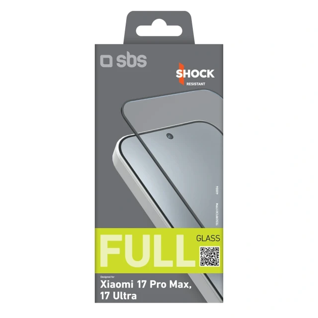 Захисне скло SBS Full Cover для Xiaomi 17 Pro Max (8018417540004)