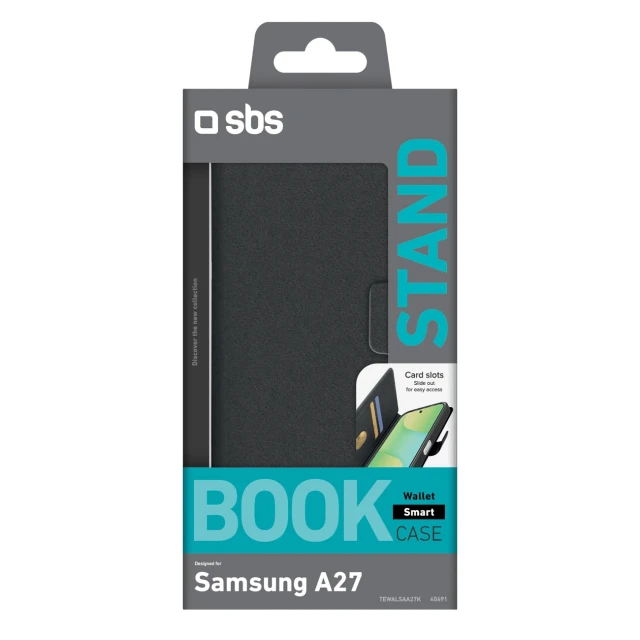Чехол SBS Wallet Smooth для Samsung Galaxy A27 Black (8018417540691)