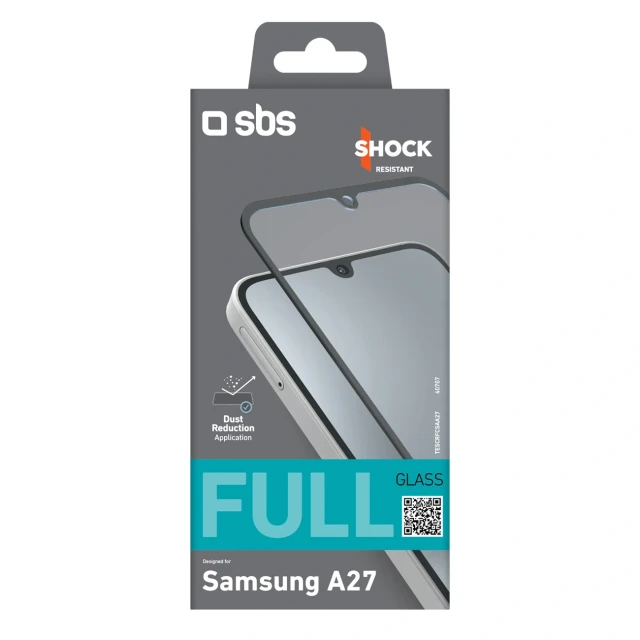 Защитное стекло SBS Full Cover для Samsung Galaxy A27 (8018417540707)