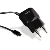 Зарядное устройство Puro Mini Travel Charger с кабелем Micro USB Black (MTCMICROBLK)