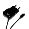 Зарядное устройство Puro Mini Travel Charger с кабелем Micro USB Black (MTCMICROBLK)