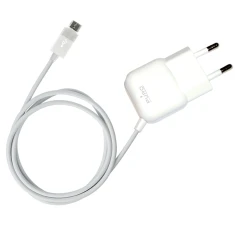 Зарядний пристрій Puro Mini Travel Charger з кабелем Micro USB White (MTCMICROWHI)