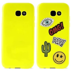 Чохол Puro Patch Mania для Samsung Galaxy A3 (2017) Yellow (SGGA317PM1GRN)