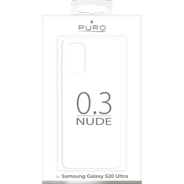 Чохол Puro Nude 0.3 для Samsung Galaxy S20 Ultra Clear (SGS11P03NUDETR)