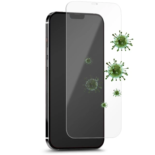 Захисне скло Puro Anti-Bacterial з антибактеріальним покриттям для iPhone 12 Pro Max (SDGABIPHONE1267)
