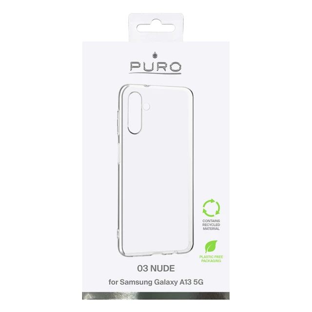 Чохол Puro Nude 0.3 для Samsung Galaxy A13 5G Transparent (SGA1303NUDETR)