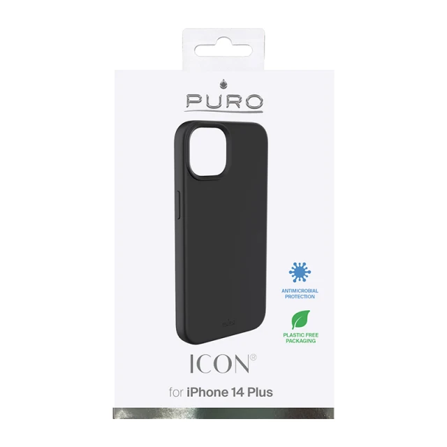 Чохол Puro ICON Cover для iPhone 14 Plus Black (IPC1467ICONBLK)