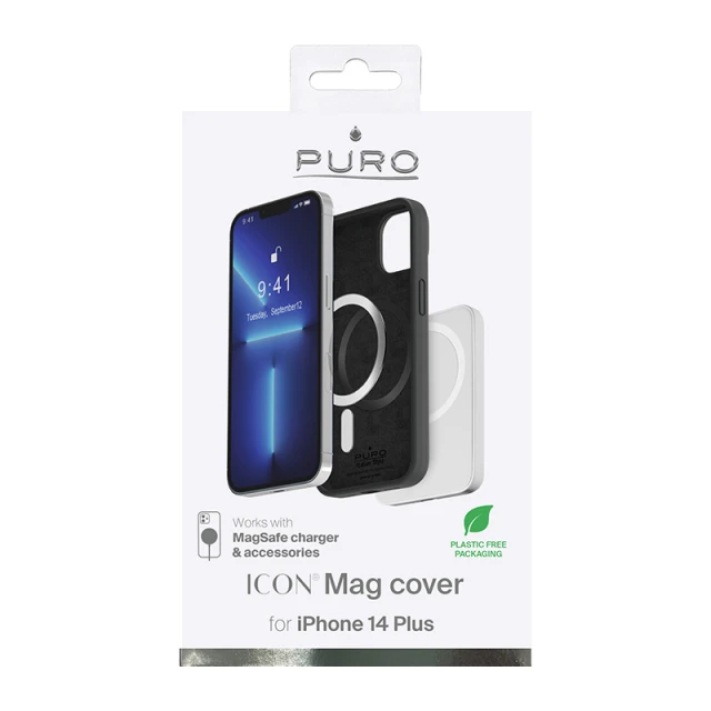 Чохол Puro Icon Mag для iPhone 14 Plus Black (IPC1467ICONMAGBLK)