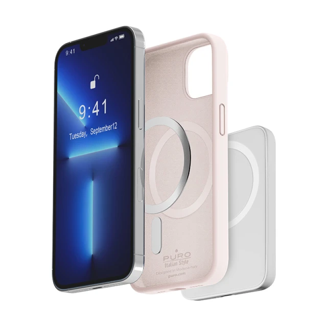Чохол Puro Icon Mag для iPhone 14 Plus Pink (IPC1467ICONMAGROSE)