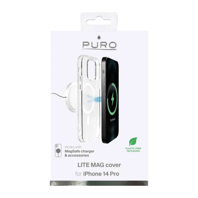 Чохол Puro Litemag для iPhone 14 Pro Transparent (IPC14P61LITEMAGTR)