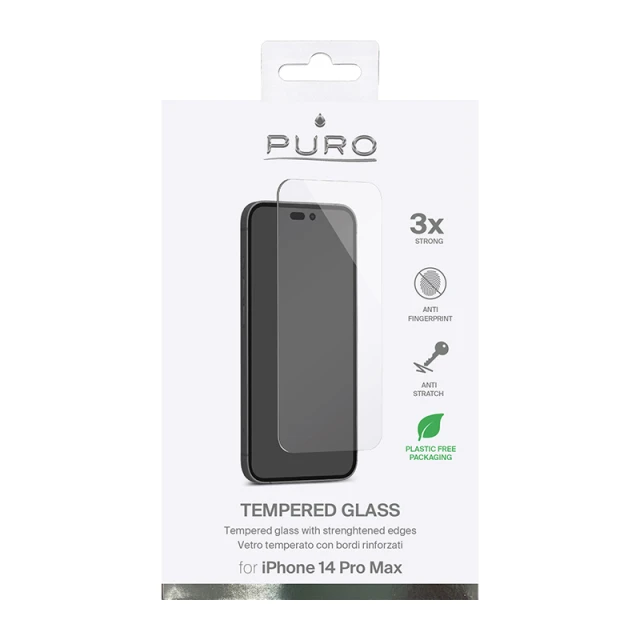 Захисне скло Puro для iPhone 14 Pro Max (SDGIPHONE14P67)