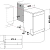 Посудомийна машина Indesit D2F HD624 AS окремостояча 14 комплектів клас E Silver (8050147663035)