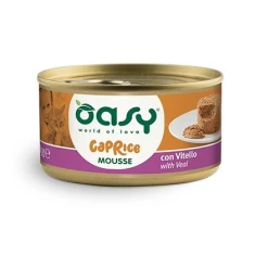 Влажный корм для кошек Oasy Caprice Mousse с телятиной 85 г (8053017342832)