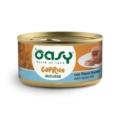 Влажный корм для кошек Oasy Caprice Mousse с океанской рыбой 85 г (8053017342917)