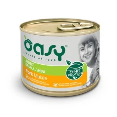 Вологий корм для собак Oasy One Protein Adult Small/Mini зі свининою 200 г (8053017344409)