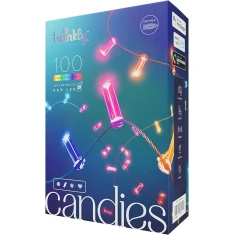 Гірлянда Twinkly Candies 100 LED RGB свічки Green провід USB-C (8053614841158)