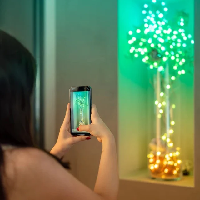 Гірлянда Twinkly Candies 200 LED RGB перлини Green провід USB-C (8053614841202)