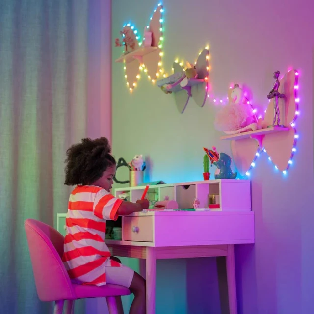 Гірлянда Twinkly Candies 100 LED RGB серця Clear провід USB-C (8053614841233)