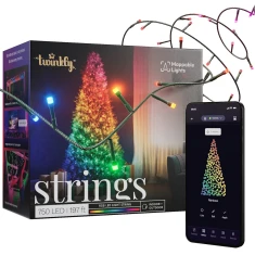 Гірлянда Twinkly Strings 750 LED RGB Black провід тип F (8053614845972)