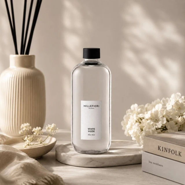 Наповнювач для аромадифузора Millefiori White Musk 250 мл (8053848695220)