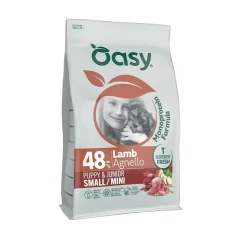 Сухий корм для цуценят Oasy One Animal Protein Puppy Small/Mini з ягням 0,8 кг (8054329516720)