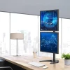 Подставка Techly для 2 мониторов 13-27