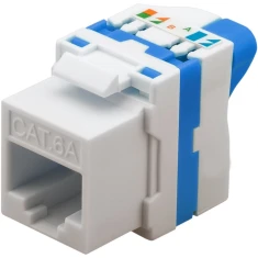 Модуль Techly Keystone RJ45 Cat.6A UTP самозатискний (8054529028580)