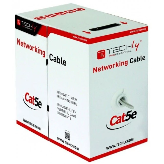 Кабель Techly F/UTP Cat5e 305 м CCA зовнішній (8054529029167)