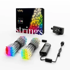 Гірлянда Twinkly Strings 250 LED RGB+W Clear провід тип F (8056326671723)