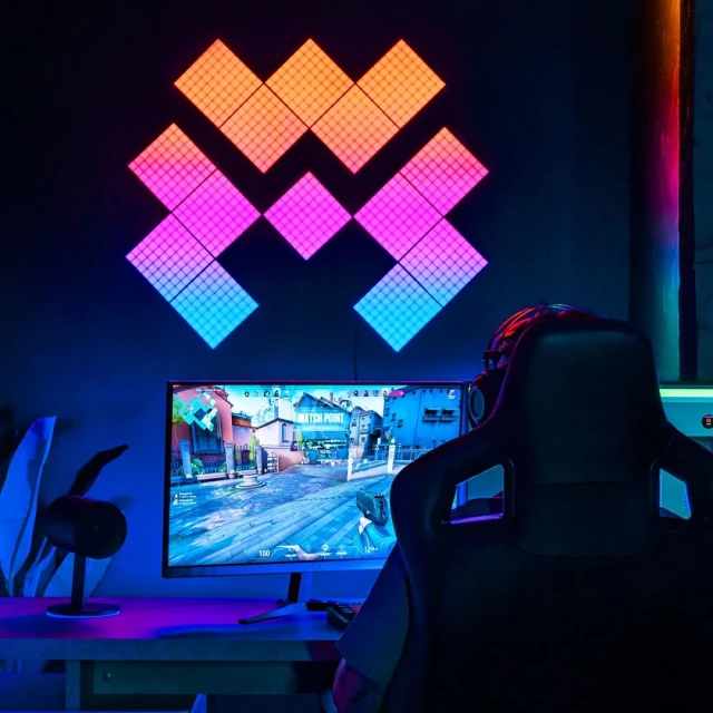 Розумні світлові панелі Twinkly Squares Combo Pack 6 блоків (1 master + 5 extension) 64 пікселі RGB (8056326679071)