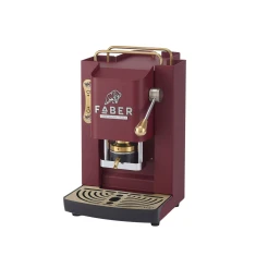 Кавоварка ріжкова Faber Pro Deluxe Cherry Red Messing (8057271698841)