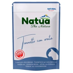 Вологий корм для котів Natua Natural з тунцем та дорадою 70 г (8057507370619)