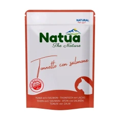 Вологий корм для котів Natua Natural з тунцем і лососем 70 г (8057507370633)