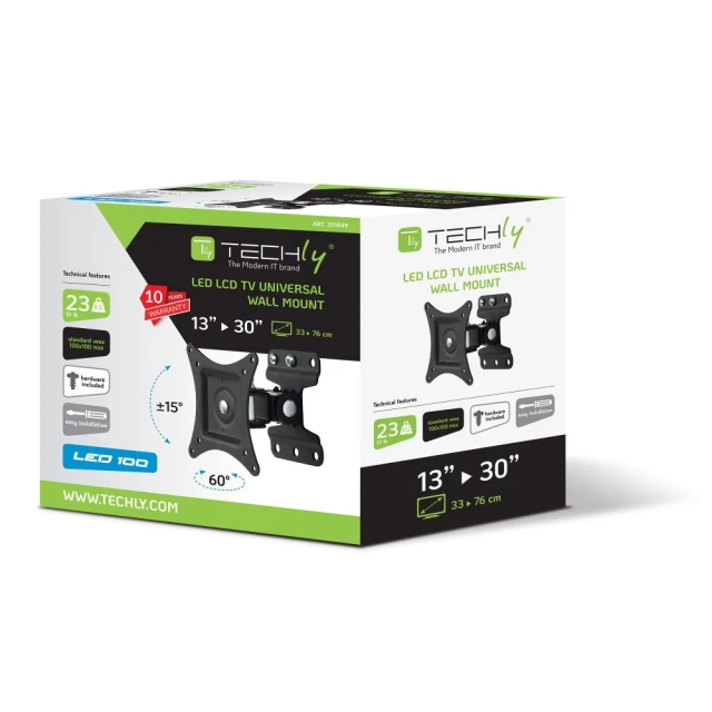 Настінне кріплення для телевізора Techly 13-30