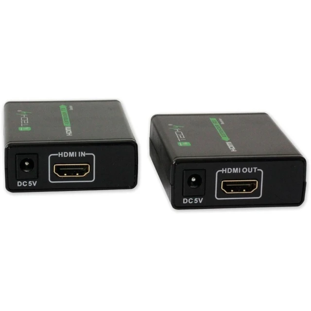 Подовжувач Techly HDMI по RJ45 до 60 м HD 3D (8057685309739)