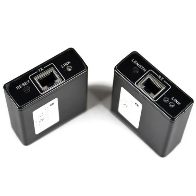 Подовжувач Techly HDMI по RJ45 до 60 м HD 3D (8057685309739)