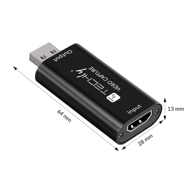 Карта видеозахвата Techly HDMI (8059018361919)