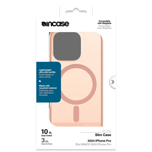 Чохол Incase Slim для iPhone 16 Pro Blush Pink with MagSafe (INPH190402-BLP)