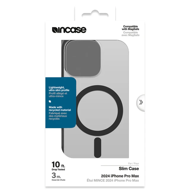 Чохол Incase Slim для iPhone 16 Pro Max Black with MagSafe (INPH190404-BLK)