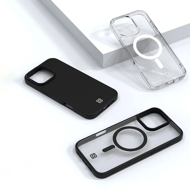 Чохол Incipio Velocity для iPhone 16 Clear Black with MagSafe (IPH-2162-BCLR)