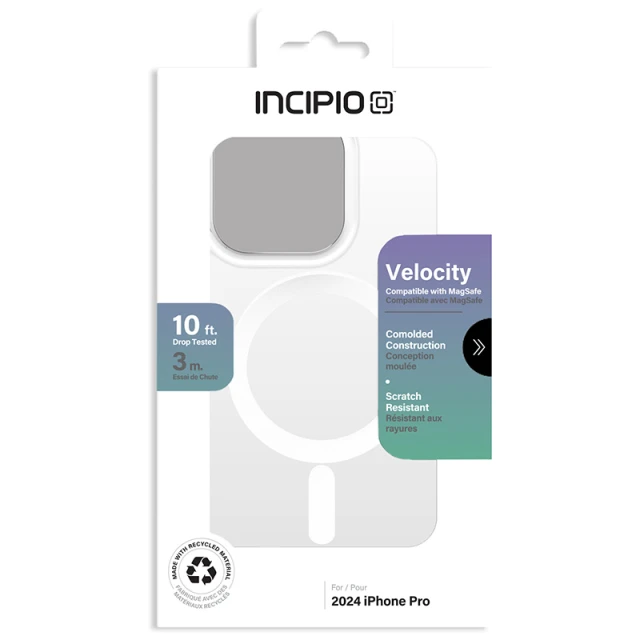 Чохол Incipio Velocity для iPhone 16 Pro Clear with MagSafe (IPH-2163-CLR)