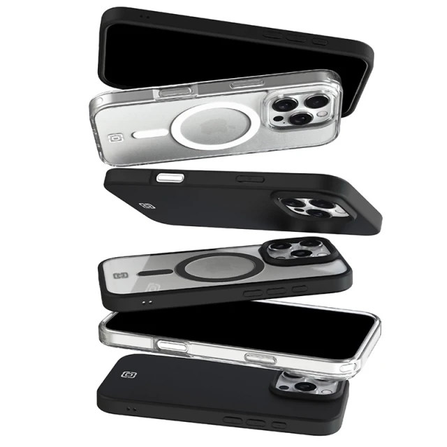 Чохол Incipio Velocity для iPhone 16 Pro Clear Black with MagSafe (IPH-2163-BCLR)